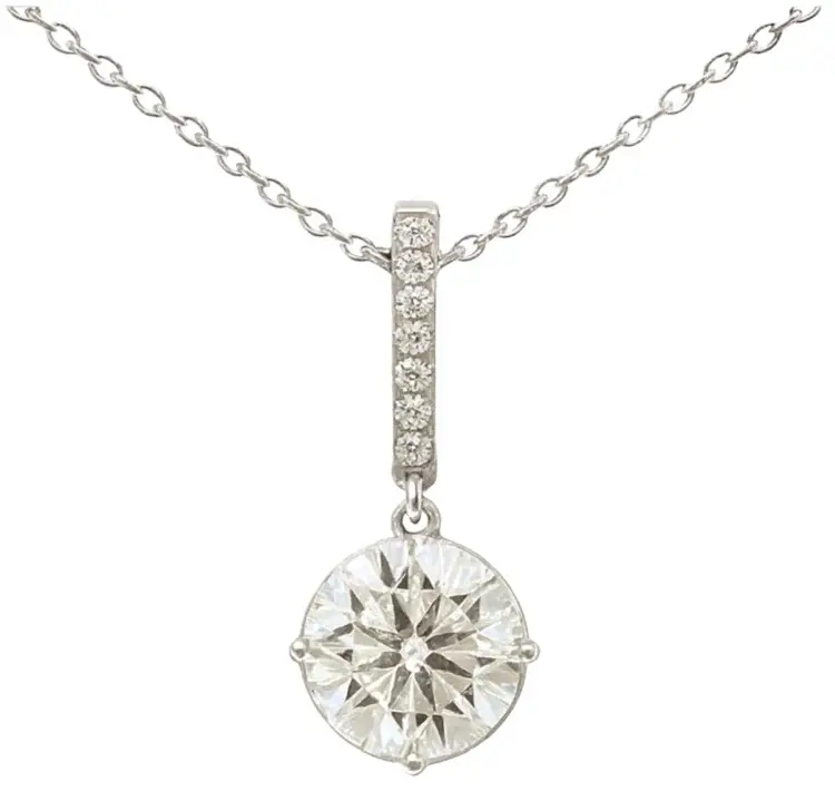 Wish Fine Jewelry 3.00ct Diamond 18K Gold Statement Pendant | Image 1 Wish Fine Jewelry 3.00ct Diamond 18K Gold Statement Pendant | Image 1
