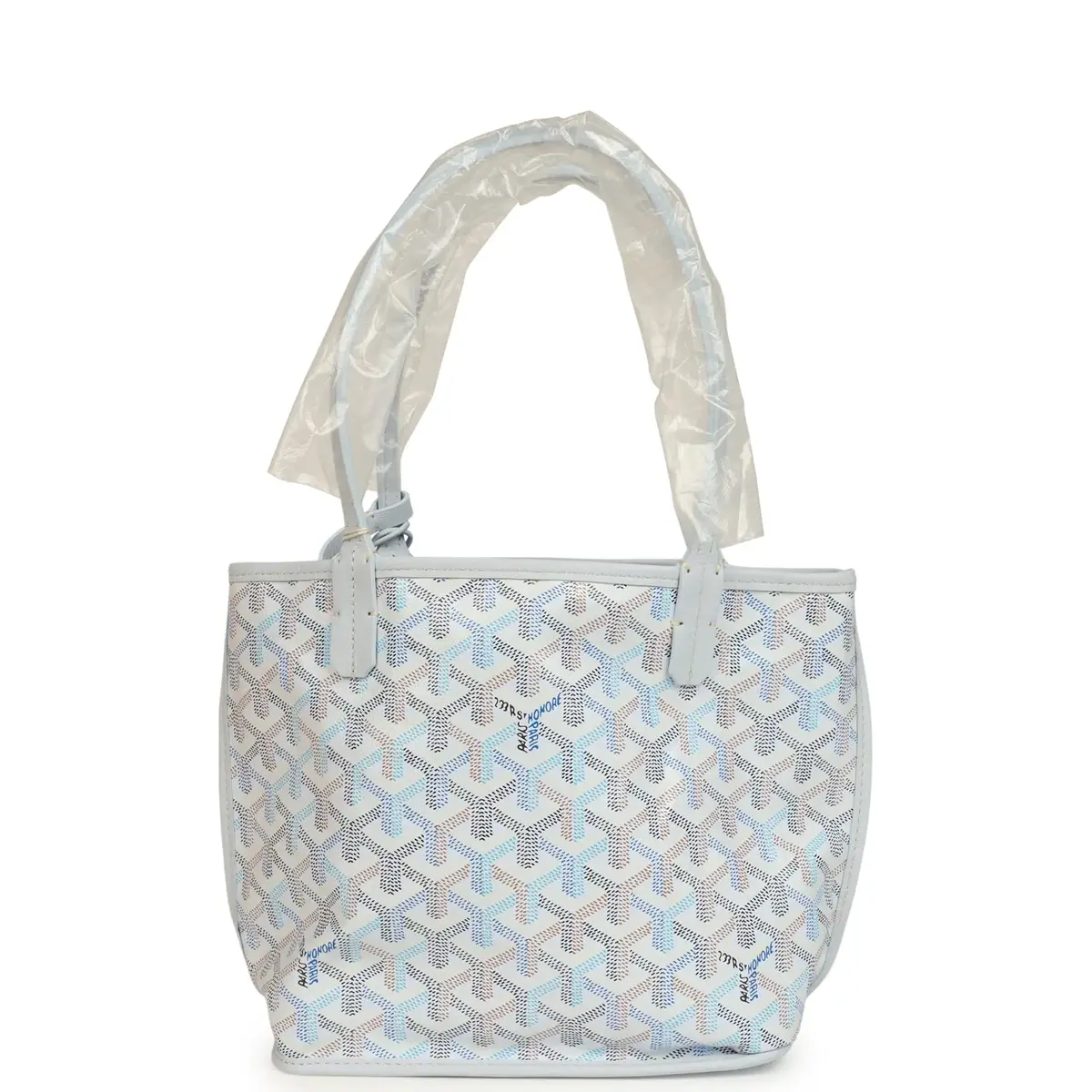 goyard Goyard Goyardine Anjou Polar Blue Mini Bag Palladium Hardware | Thumbnail 4 goyard Goyard Goyardine Anjou Polar Blue Mini Bag Palladium Hardware | Thumbnail 4