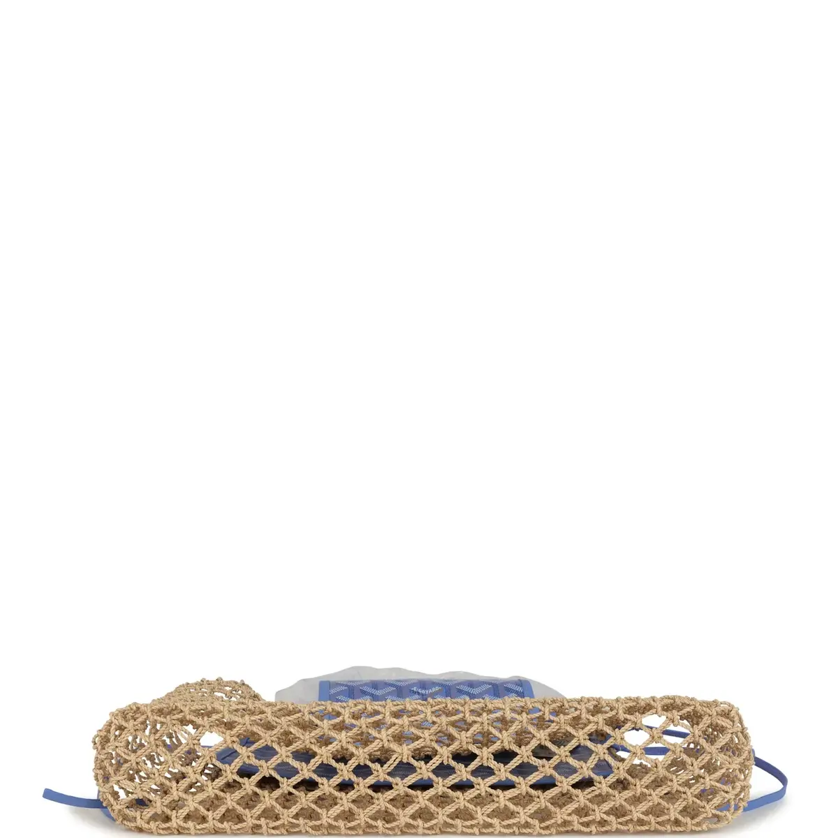 goyard Goyard Goyardine Canvas Iris Aligre Bag Raffia Net Palladium Hardware | Thumbnail 6 goyard Goyard Goyardine Canvas Iris Aligre Bag Raffia Net Palladium Hardware | Thumbnail 6