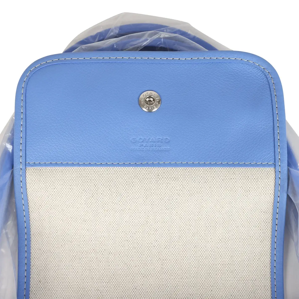 goyard Goyard Goyardine Canvas Iris Aligre Bag Raffia Net Palladium Hardware | Thumbnail 7 goyard Goyard Goyardine Canvas Iris Aligre Bag Raffia Net Palladium Hardware | Thumbnail 7