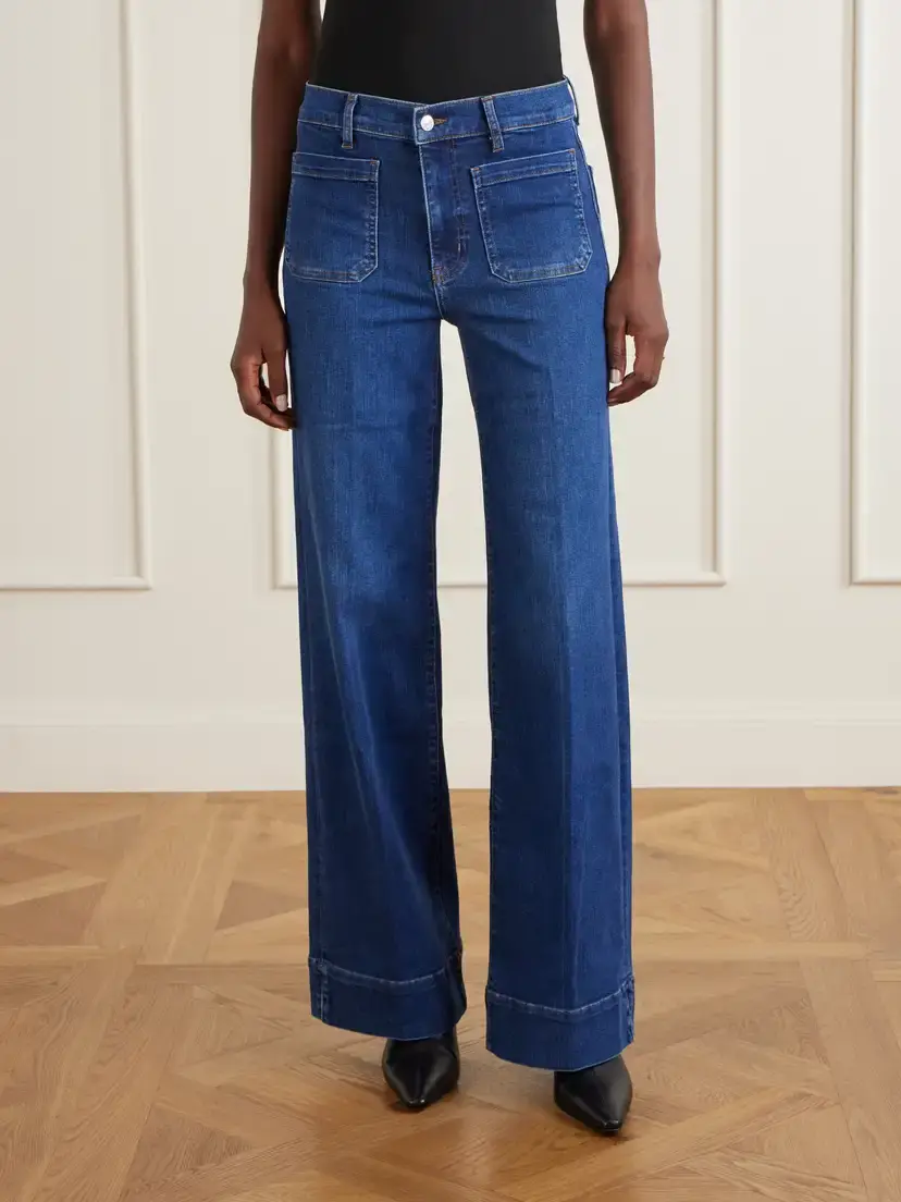 Frame Le Slice Slim Palazzo Long High-rise Wide-leg Jeans | Thumbnail 3 Frame Le Slice Slim Palazzo Long High-rise Wide-leg Jeans | Thumbnail 3