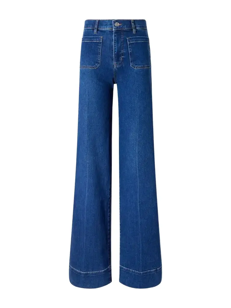 Frame Le Slice Slim Palazzo Long High-rise Wide-leg Jeans | Image 1 Frame Le Slice Slim Palazzo Long High-rise Wide-leg Jeans | Image 1
