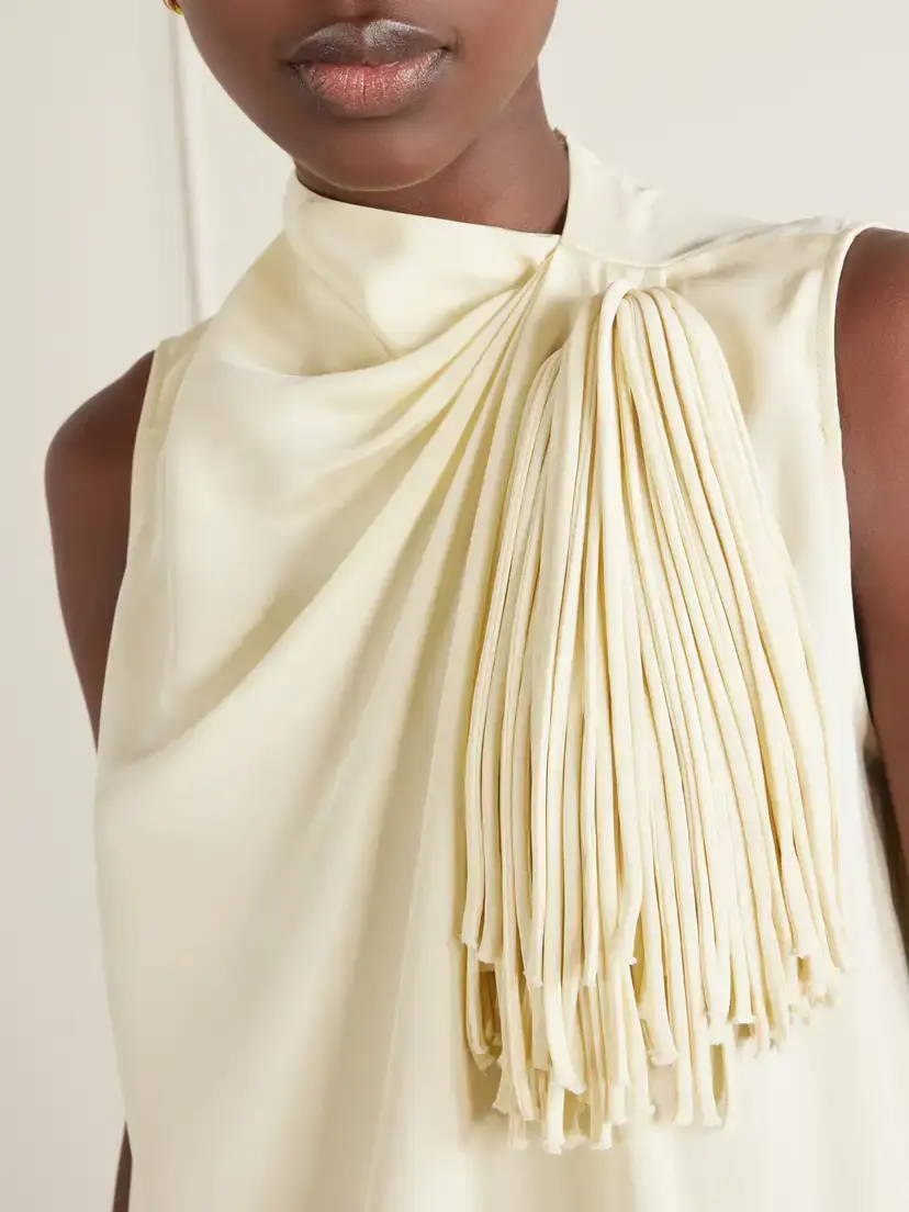 Altuzarra Alden Fringe-trimmed Silk Top | Thumbnail 5
