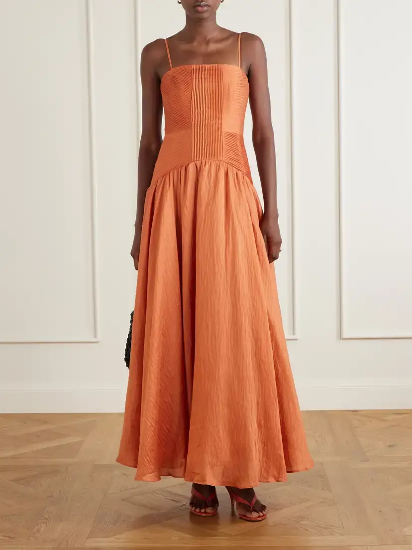 Aje Contour Gathered Lyocell-blend Maxi Dress | Thumbnail 2 Aje Contour Gathered Lyocell-blend Maxi Dress | Thumbnail 2