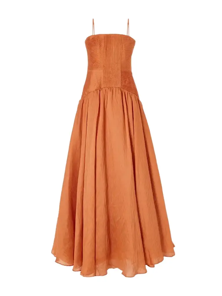 Aje Contour Gathered Lyocell-blend Maxi Dress | Image 1 Aje Contour Gathered Lyocell-blend Maxi Dress | Image 1