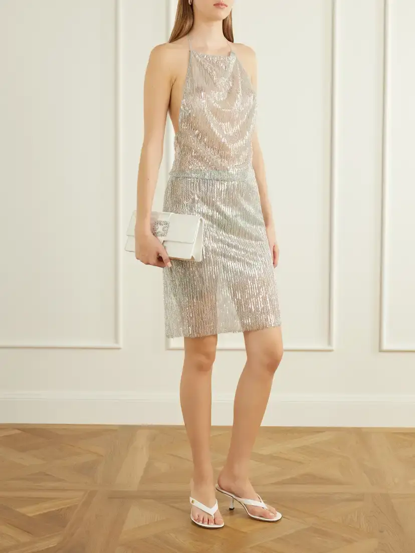 Ilkyaz Ozel Ani Crystals Embellished Mini Skirt | Thumbnail 2 Ilkyaz Ozel Ani Crystals Embellished Mini Skirt | Thumbnail 2