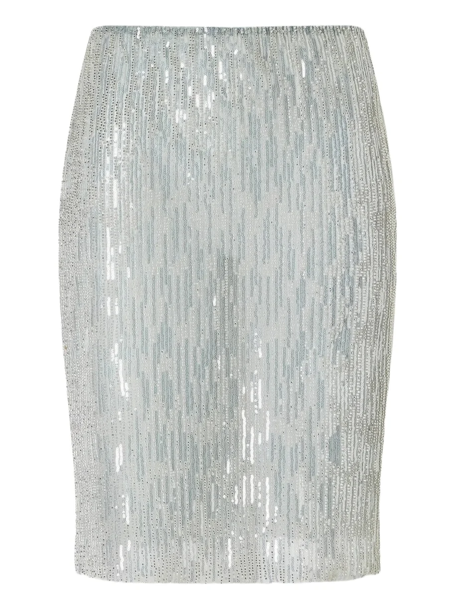 Ilkyaz Ozel Ani Crystals Embellished Mini Skirt
