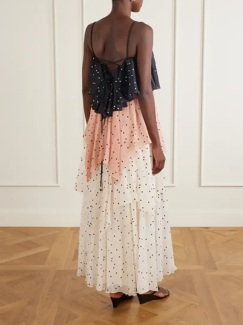 Aje Songstress Polka-dot Organza Maxi Dress | Thumbnail 3 Aje Songstress Polka-dot Organza Maxi Dress | Thumbnail 3