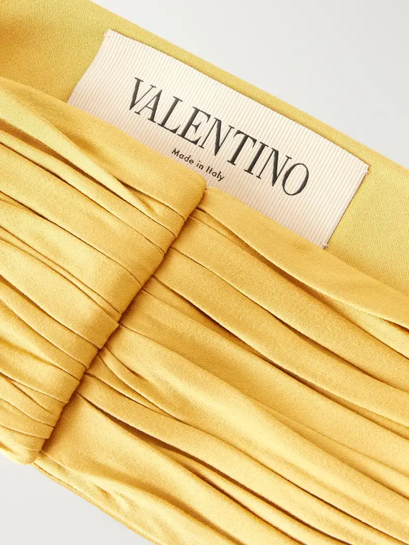 Valentino Garavani Plissé Satin Belt | Thumbnail 3