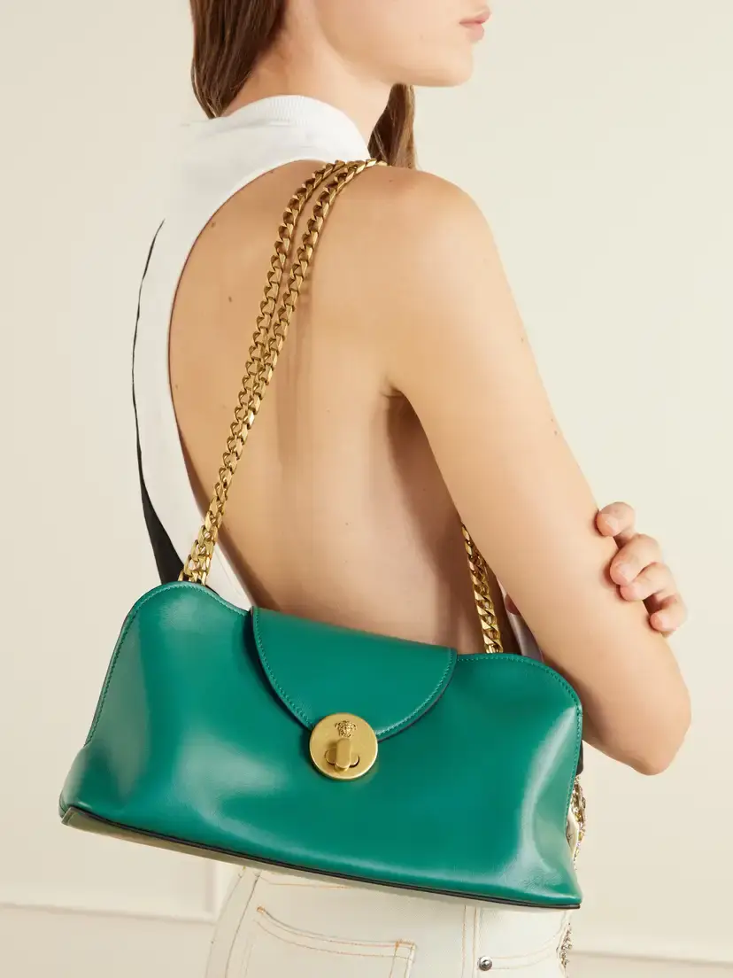 Versace Vivienne Medusa-detailed Leather Clutch | Thumbnail 2