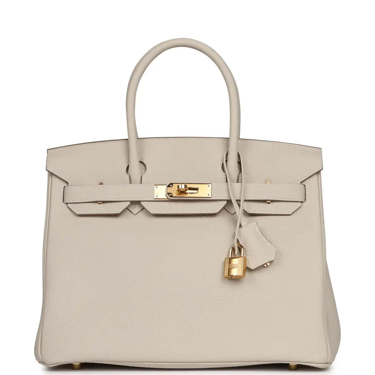 HERMÈS Hermes Birkin 30 Craie Togo Gold Hardware | Image 1 HERMÈS Hermes Birkin 30 Craie Togo Gold Hardware | Image 1
