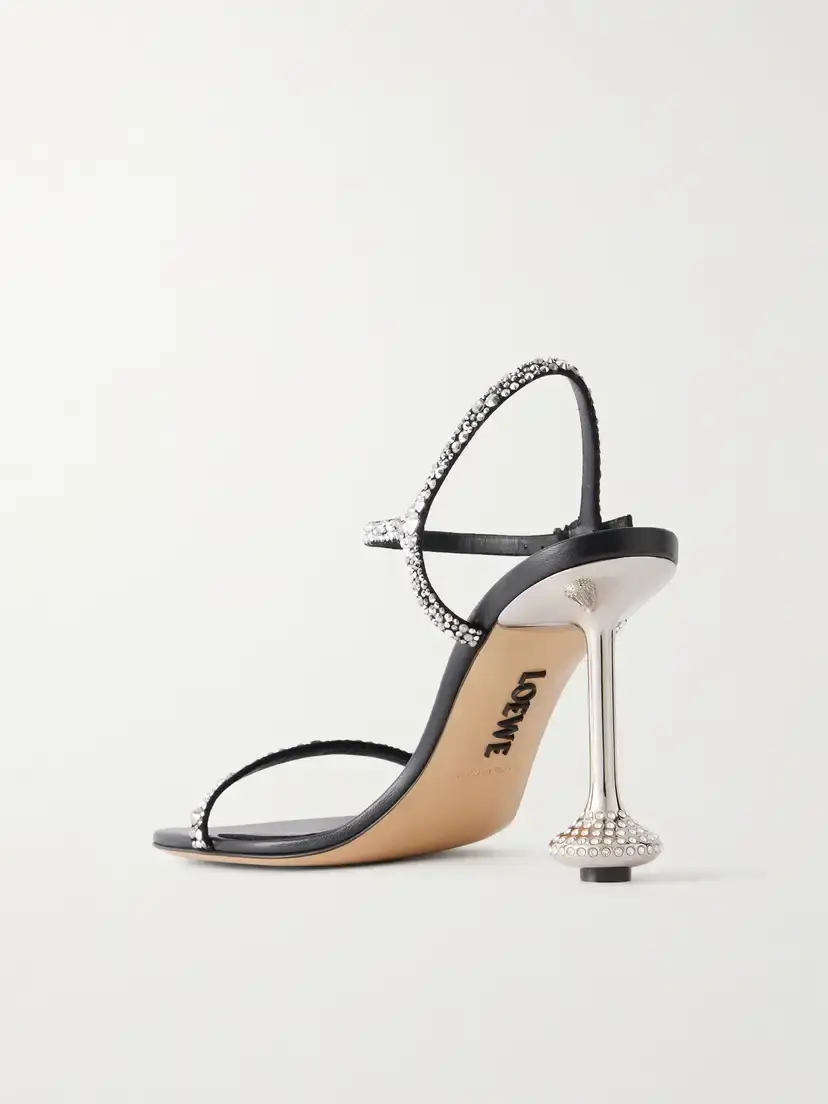 Loewe Toy 90 Crystal-embellished Leather Sandals | Thumbnail 3