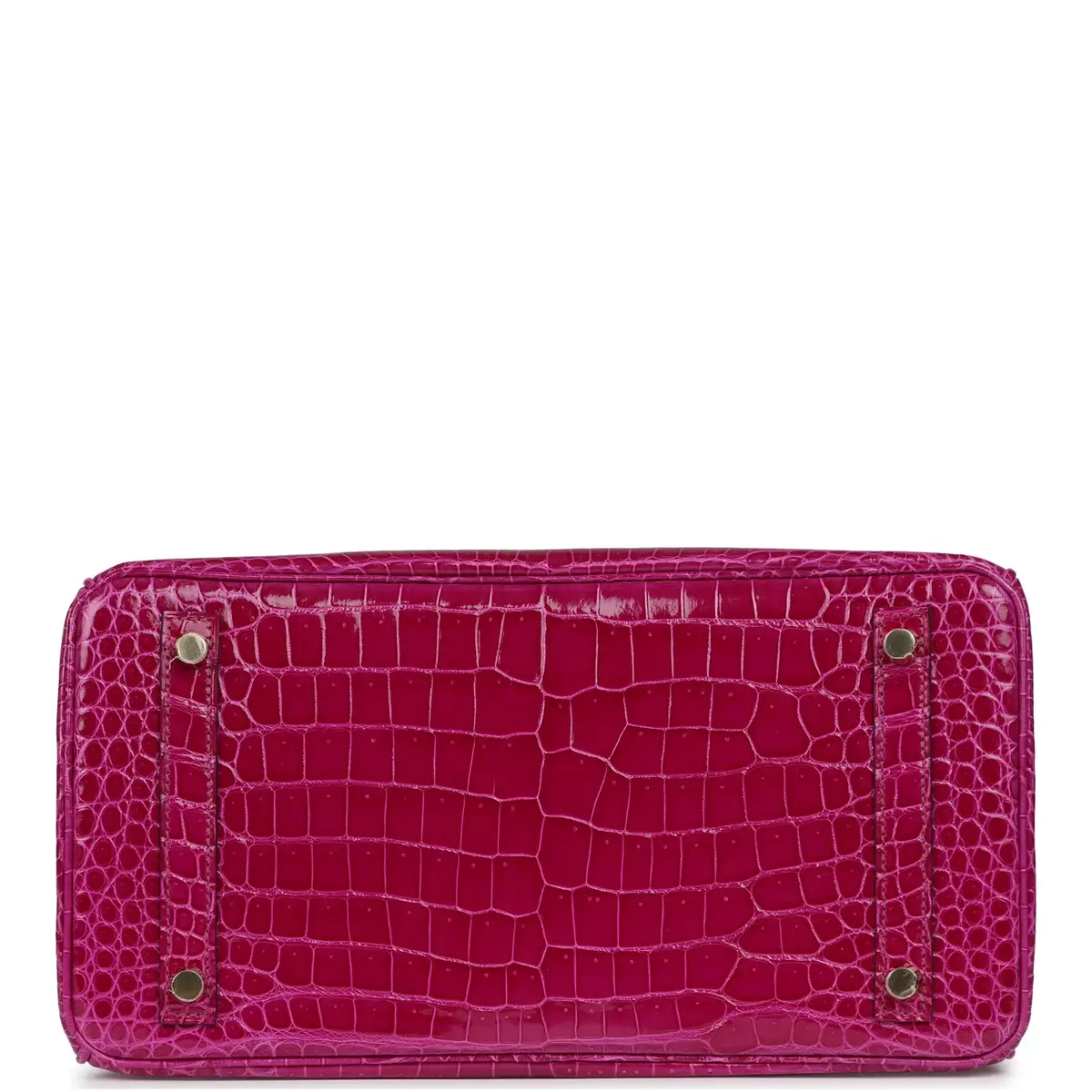 HERMÈS Hermes Birkin 30 Rose Pourpre Shiny Porosus Crocodile Gold Hardware | Thumbnail 6 HERMÈS Hermes Birkin 30 Rose Pourpre Shiny Porosus Crocodile Gold Hardware | Thumbnail 6