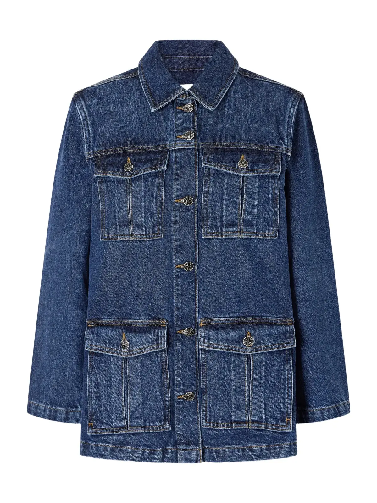The Denim Utility Denim Jacket The Denim Utility Denim Jacket