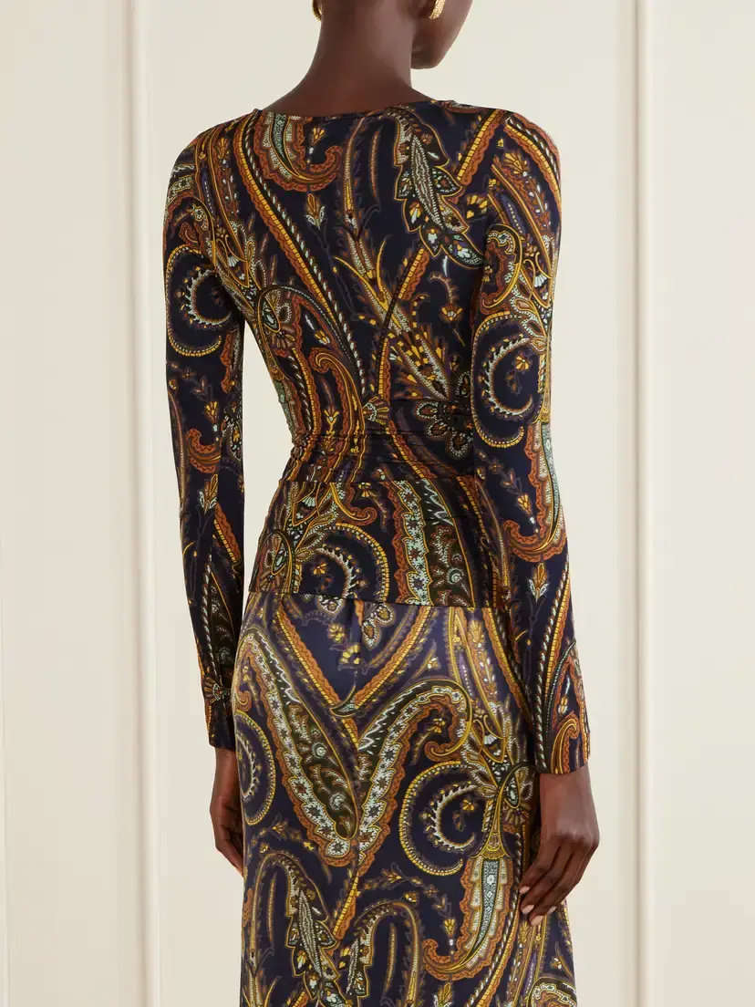 Etro Paisley-printed Jersey Blouse | Thumbnail 4 Etro Paisley-printed Jersey Blouse | Thumbnail 4