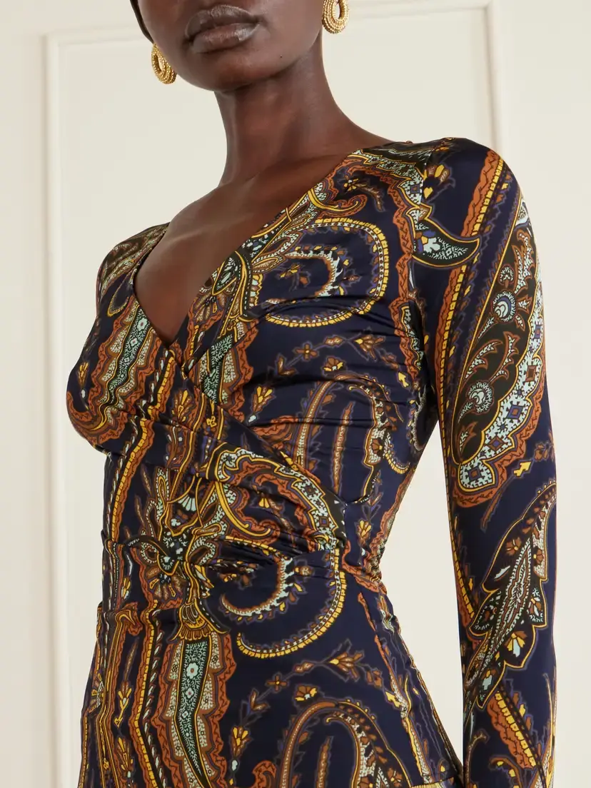 Etro Paisley-printed Jersey Blouse | Thumbnail 5 Etro Paisley-printed Jersey Blouse | Thumbnail 5