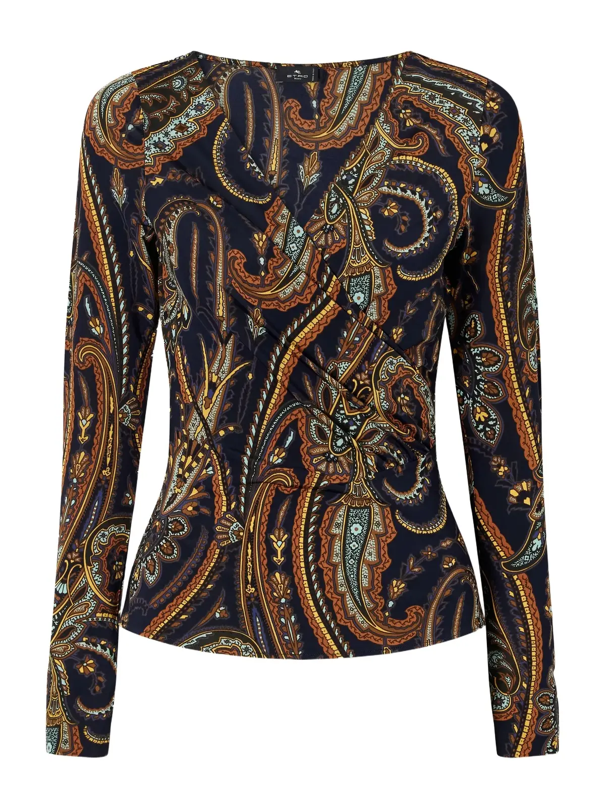 Paisley-printed Jersey Blouse Paisley-printed Jersey Blouse