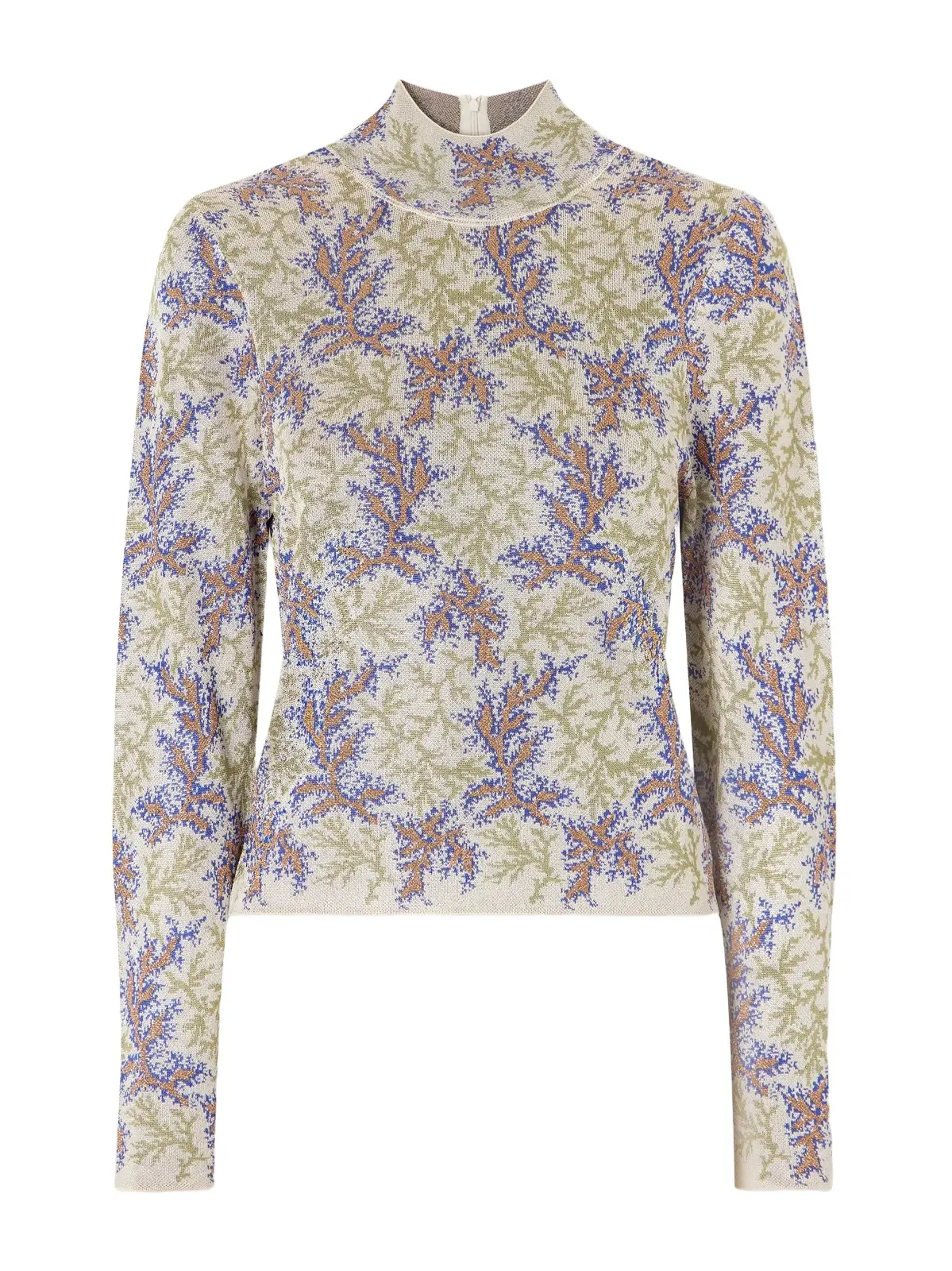 Rabanne Intarsia-knit Turtleneck Sweater