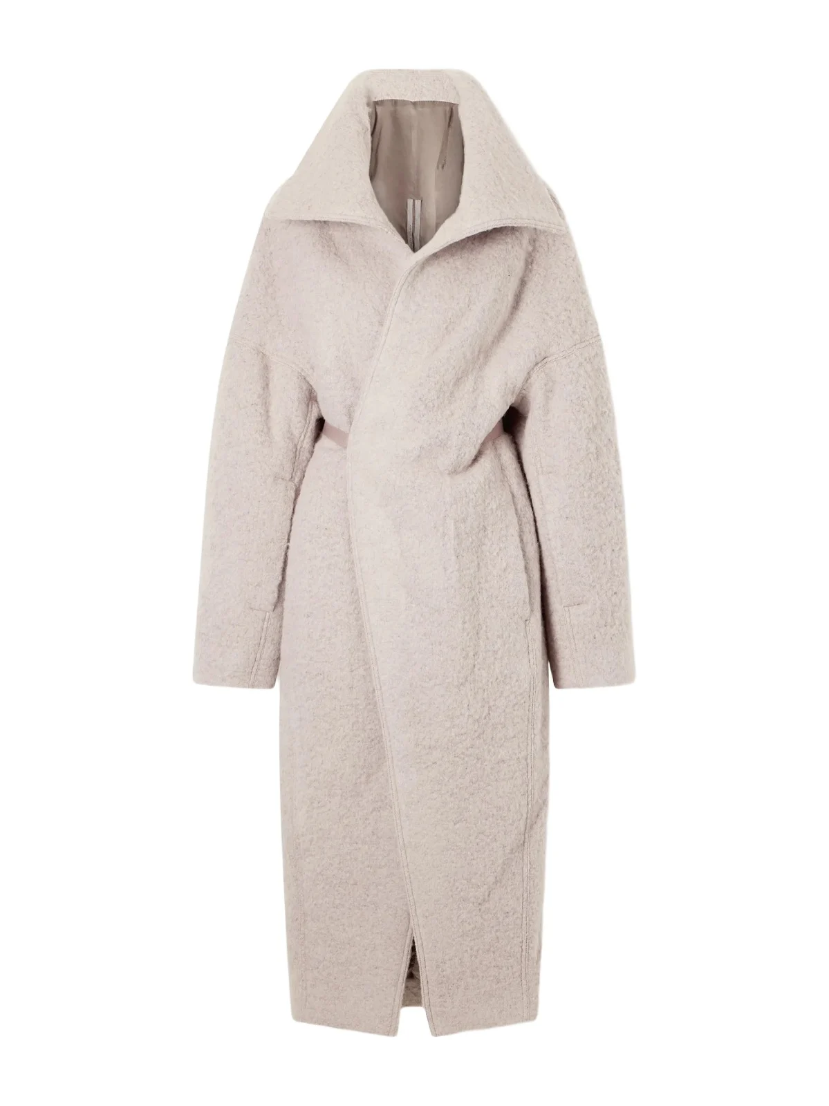 Dracucollar Belted Alpaca And Virgin Wool-blend Coat Dracucollar Belted Alpaca And Virgin Wool-blend Coat
