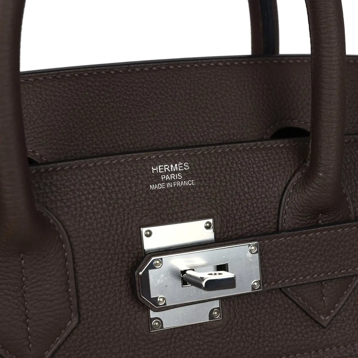 HERMÈS Pre-owned Hermes HAC Birkin 40 Ecorce Togo Palladium Hardware | Thumbnail 7 HERMÈS Pre-owned Hermes HAC Birkin 40 Ecorce Togo Palladium Hardware | Thumbnail 7