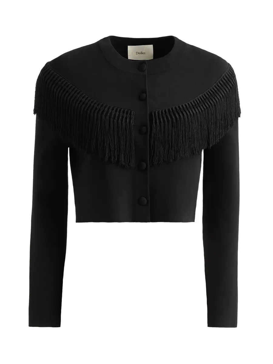 Dodiee Lauren Fringe Bolero | Image 1 Dodiee Lauren Fringe Bolero | Image 1