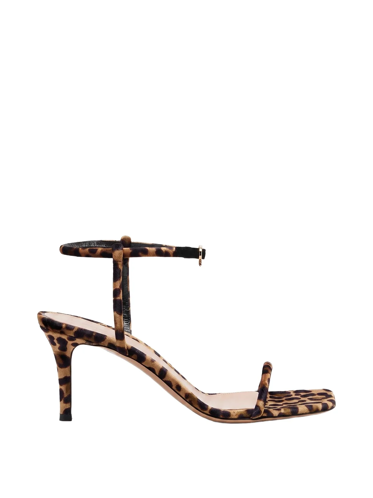 Leopard Print Velvet 70 Sandals Leopard Print Velvet 70 Sandals
