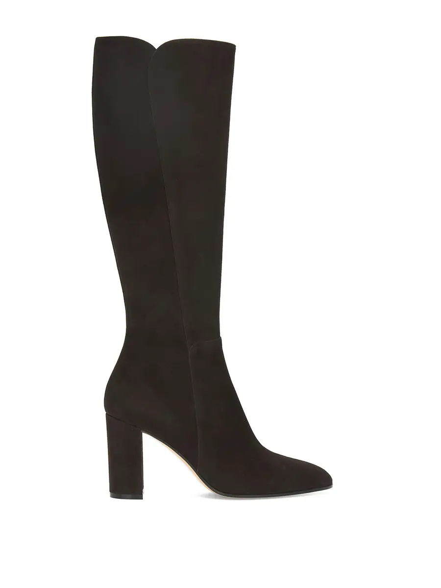 Gianvito Rossi Suede 85 Knee-High Boots | Image 1 Gianvito Rossi Suede 85 Knee-High Boots | Image 1