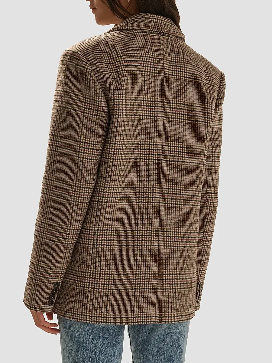 Favorite Daughter Women's The Dean Plaid Notch Lapel Blazer | Thumbnail 3 Favorite Daughter Women's The Dean Plaid Notch Lapel Blazer | Thumbnail 3