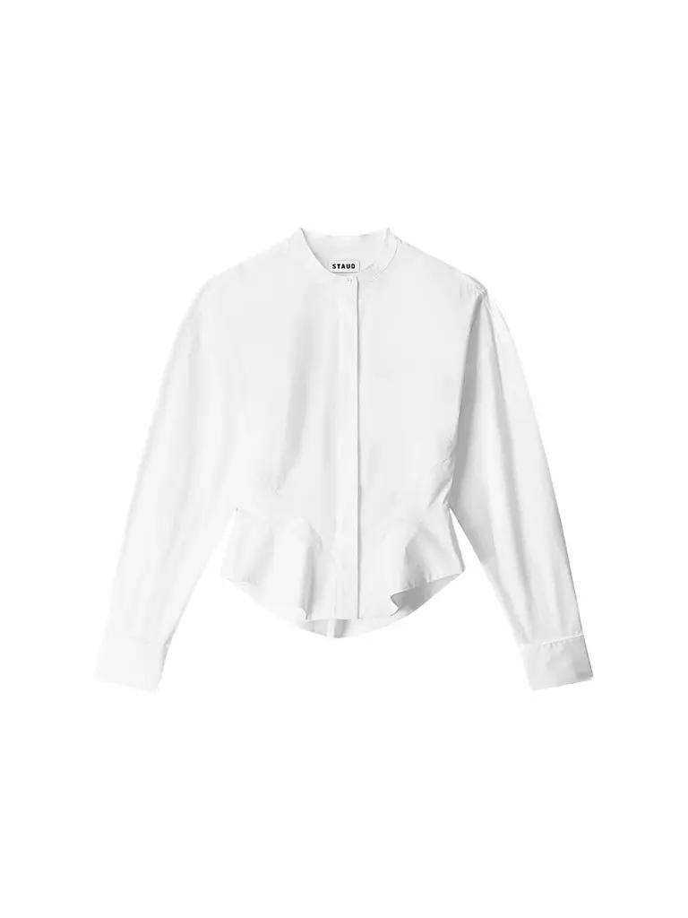 Women's Rhys Stretch-Cotton Peplum Shirt Women's Rhys Stretch-Cotton Peplum Shirt
