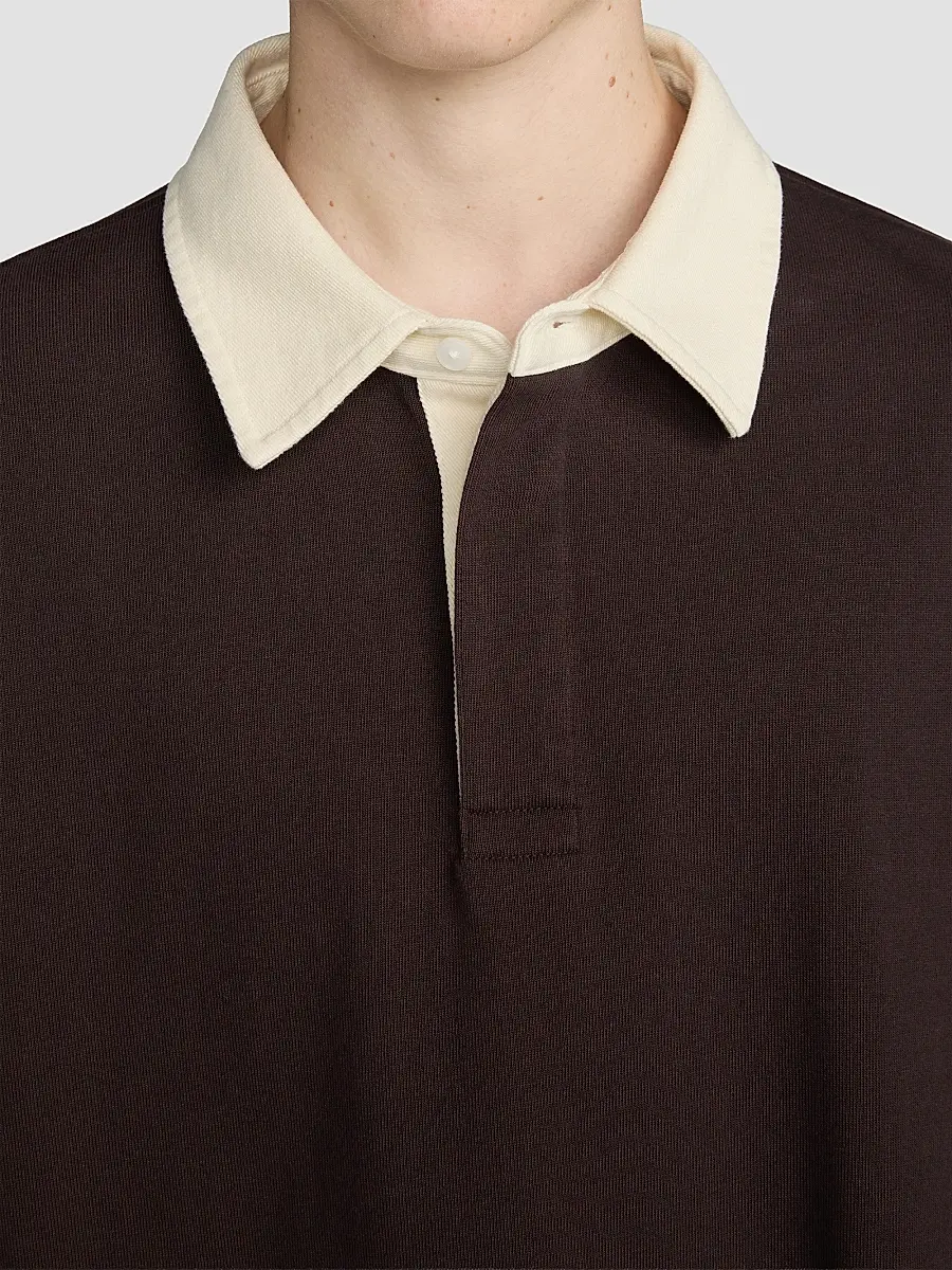 Frame Men's Cotton Rugby Shirt | Thumbnail 5 Frame Men's Cotton Rugby Shirt | Thumbnail 5