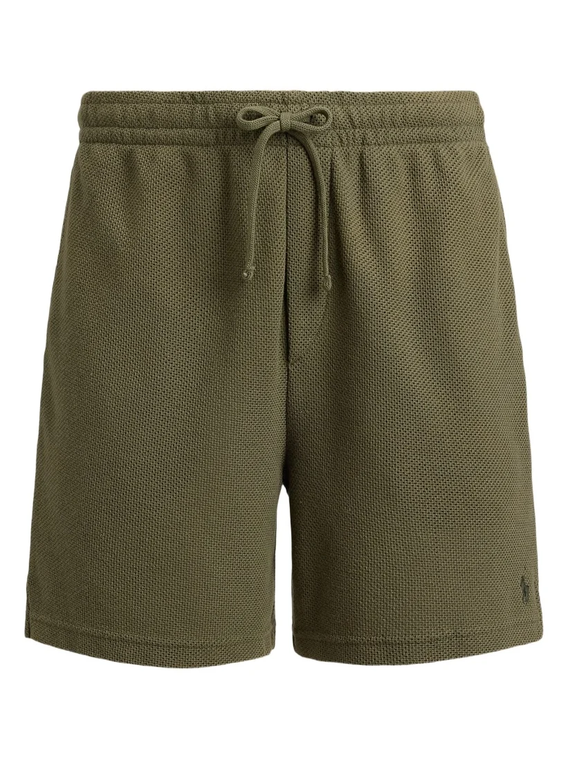 Men's Pointelle Textured Drawstring Shorts Men's Pointelle Textured Drawstring Shorts