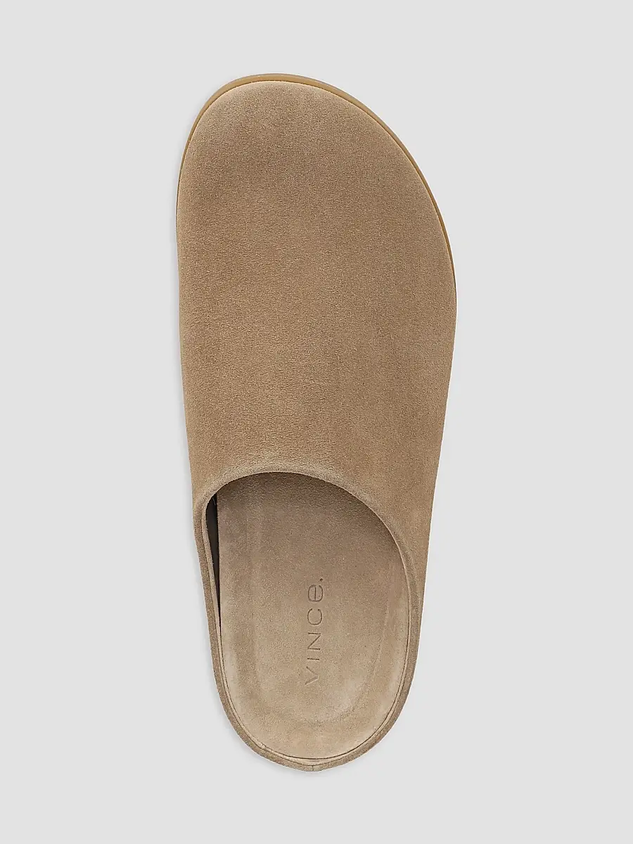 Vince Men's Leo Suede Mules | Thumbnail 4 Vince Men's Leo Suede Mules | Thumbnail 4