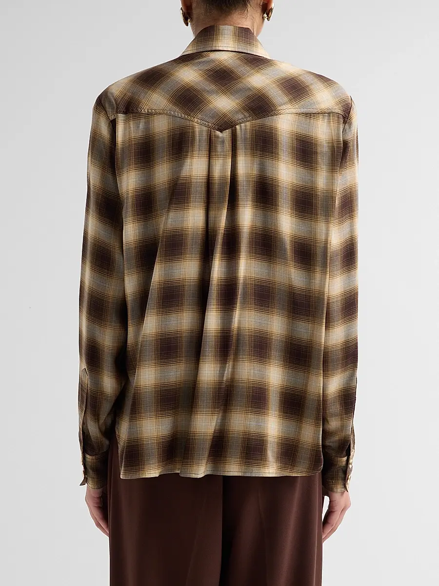 Ronny Kobo Women's Tatie Plaid Shirt | Thumbnail 3 Ronny Kobo Women's Tatie Plaid Shirt | Thumbnail 3