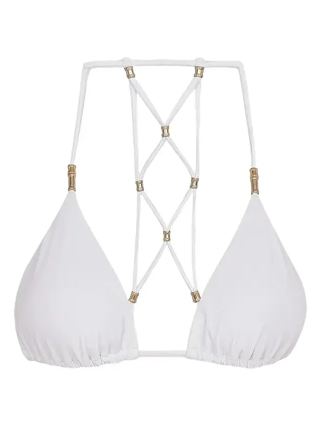 ViX by Paula Hermanny Women's Lucy Triangle Bikini Top