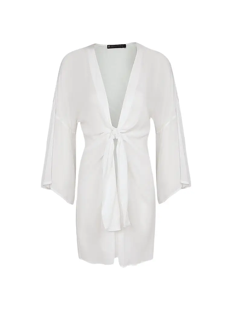 ViX by Paula Hermanny Women's Perola Short Cover-Up Dress - Off White | Image 1 ViX by Paula Hermanny Women's Perola Short Cover-Up Dress - Off White | Image 1