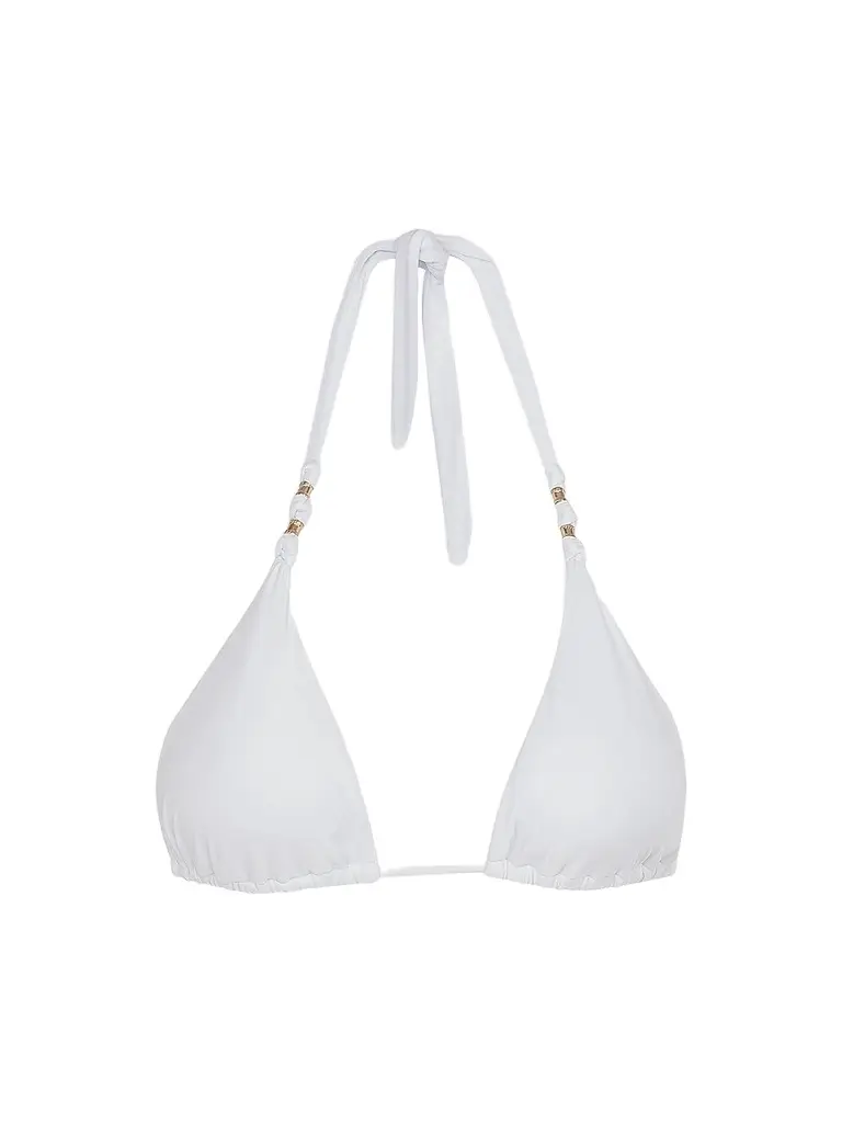 ViX by Paula Hermanny Women's Paula Triangle Bikini Top - White | Image 1 ViX by Paula Hermanny Women's Paula Triangle Bikini Top - White | Image 1