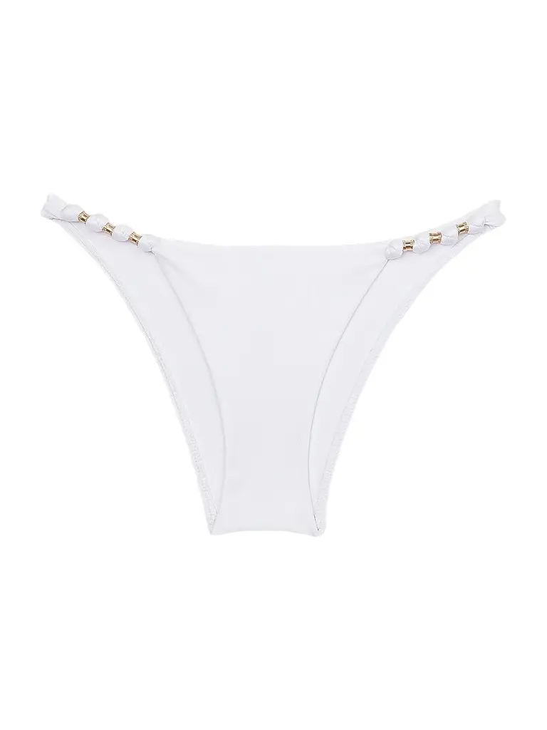 ViX by Paula Hermanny Women's Paula Knotted Bikini Bottom - White | Image 1 ViX by Paula Hermanny Women's Paula Knotted Bikini Bottom - White | Image 1
