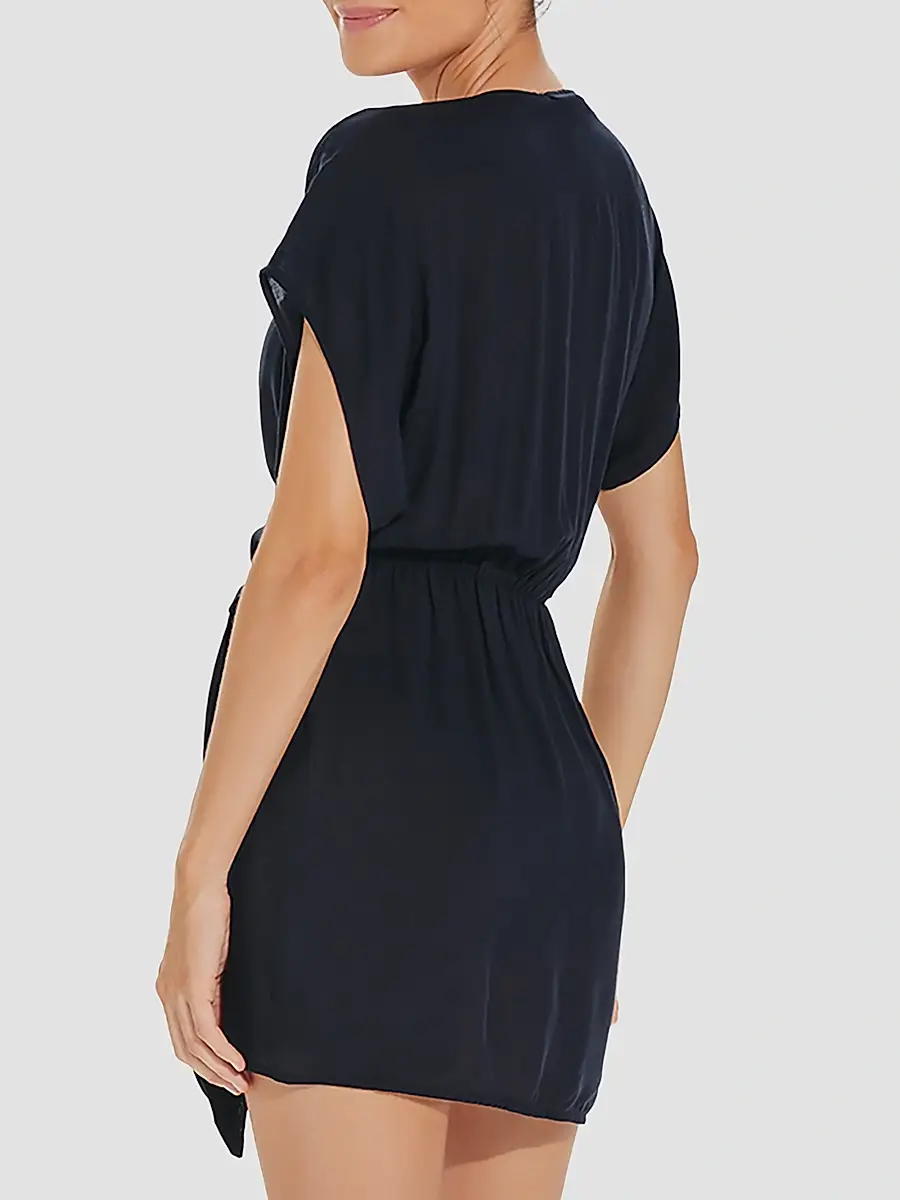 ViX by Paula Hermanny Women's Emily Wrap Cover-Up Mini Dress | Thumbnail 3
