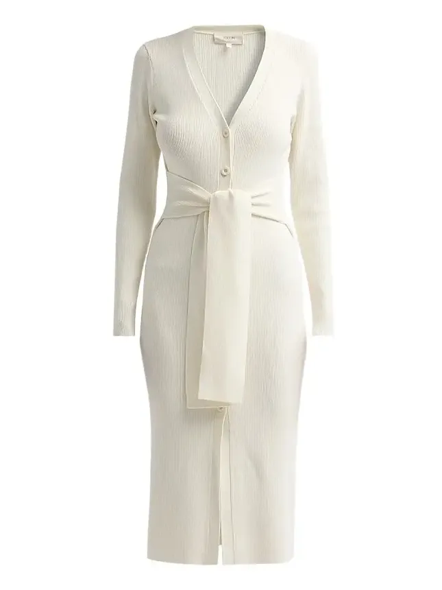 Toccin Women's Lara Tie-Waist Cardigan Midi Dress | Thumbnail 1 Toccin Women's Lara Tie-Waist Cardigan Midi Dress | Thumbnail 1