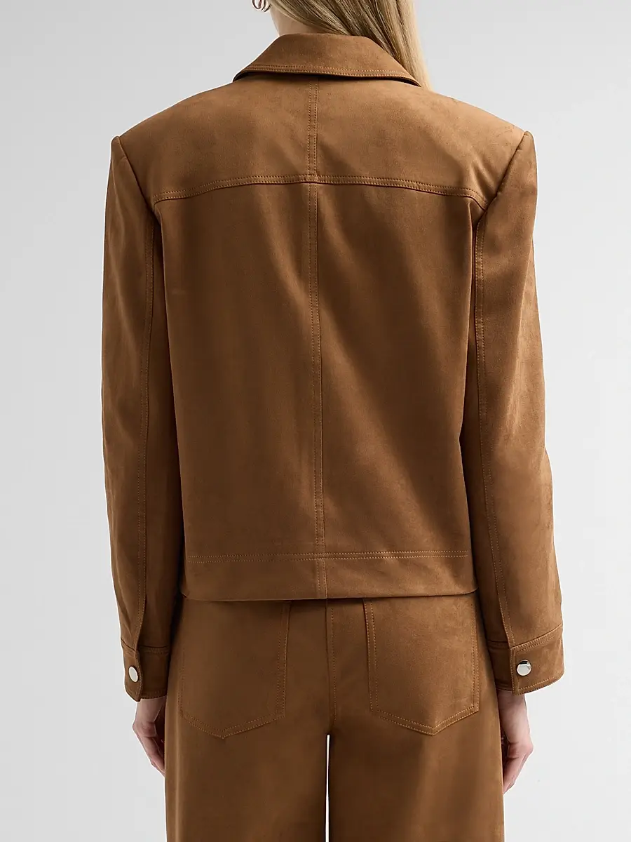 Toccin Women's Isalya Faux Suede Jacket | Thumbnail 3 Toccin Women's Isalya Faux Suede Jacket | Thumbnail 3
