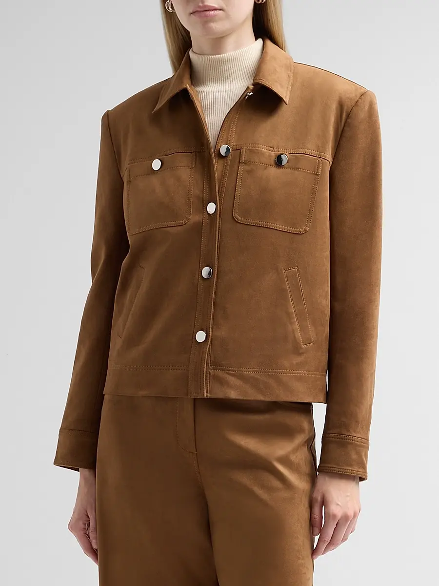 Toccin Women's Isalya Faux Suede Jacket | Thumbnail 4 Toccin Women's Isalya Faux Suede Jacket | Thumbnail 4
