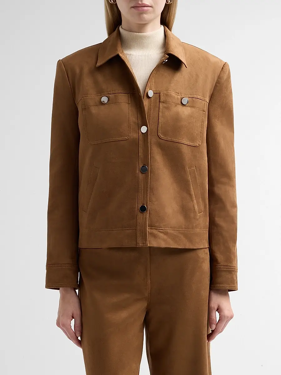Toccin Women's Isalya Faux Suede Jacket | Thumbnail 5 Toccin Women's Isalya Faux Suede Jacket | Thumbnail 5