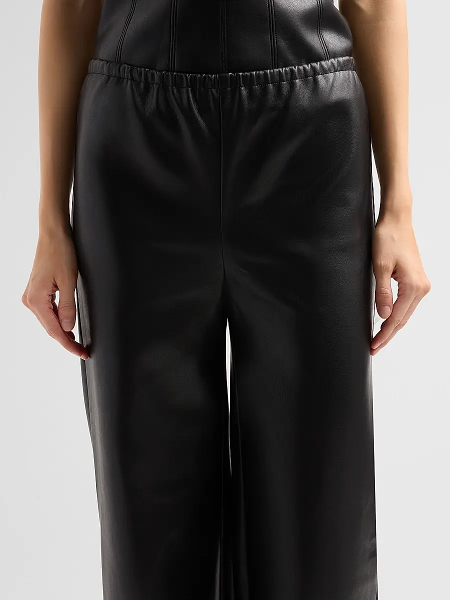 Toccin Women's Mick Faux Leather Pull On Pants | Thumbnail 5 Toccin Women's Mick Faux Leather Pull On Pants | Thumbnail 5