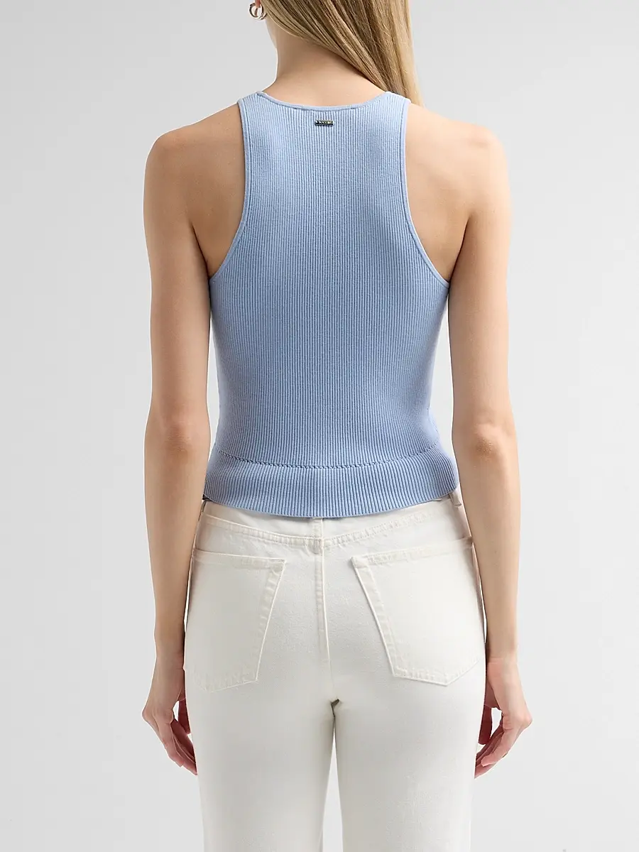 Toccin Women's Avery Rib-Knit Racerback Tank Top | Thumbnail 3 Toccin Women's Avery Rib-Knit Racerback Tank Top | Thumbnail 3