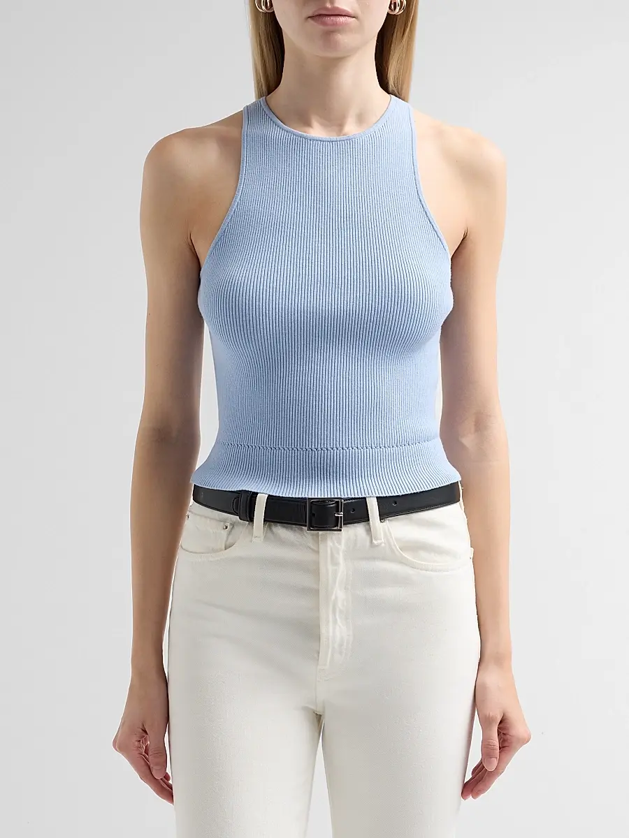 Toccin Women's Avery Rib-Knit Racerback Tank Top | Thumbnail 5 Toccin Women's Avery Rib-Knit Racerback Tank Top | Thumbnail 5