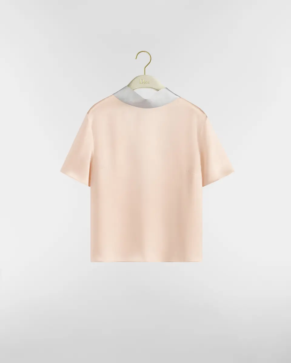 Dior Short-Sleeved Blouse with Rear Tie | Thumbnail 6 Dior Short-Sleeved Blouse with Rear Tie | Thumbnail 6