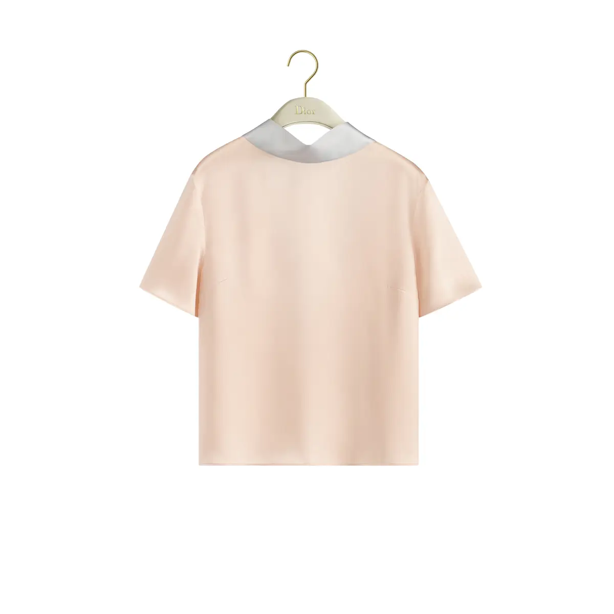 Dior Short-Sleeved Blouse with Rear Tie | Image 1 Dior Short-Sleeved Blouse with Rear Tie | Image 1