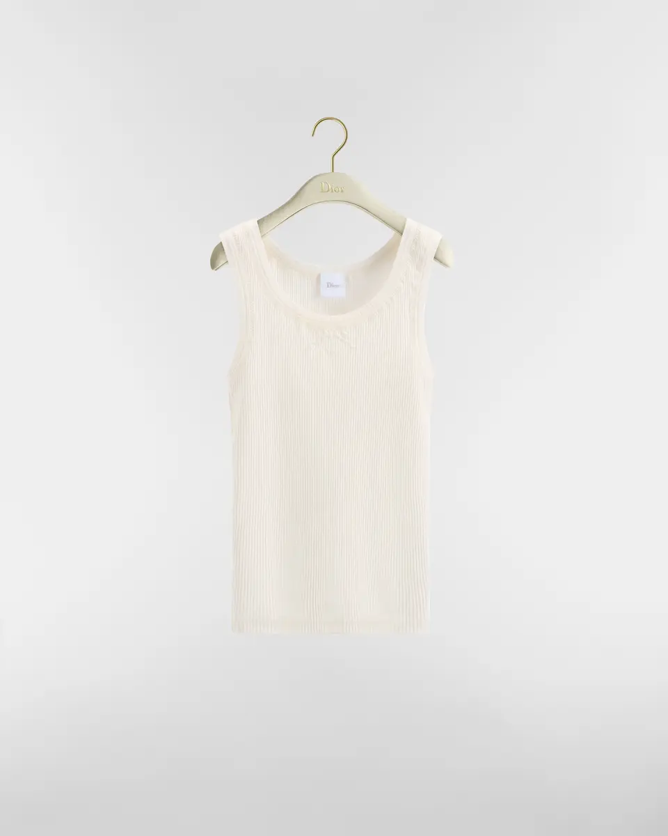 Dior Dior Médaillon Embroidered Fitted Tank Top | Thumbnail 4 Dior Dior Médaillon Embroidered Fitted Tank Top | Thumbnail 4
