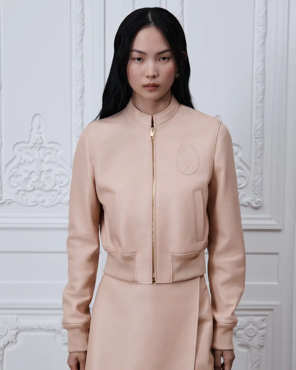 Dior Dior Qixi Zipped Cropped Jacket | Image 1 Dior Dior Qixi Zipped Cropped Jacket | Image 1