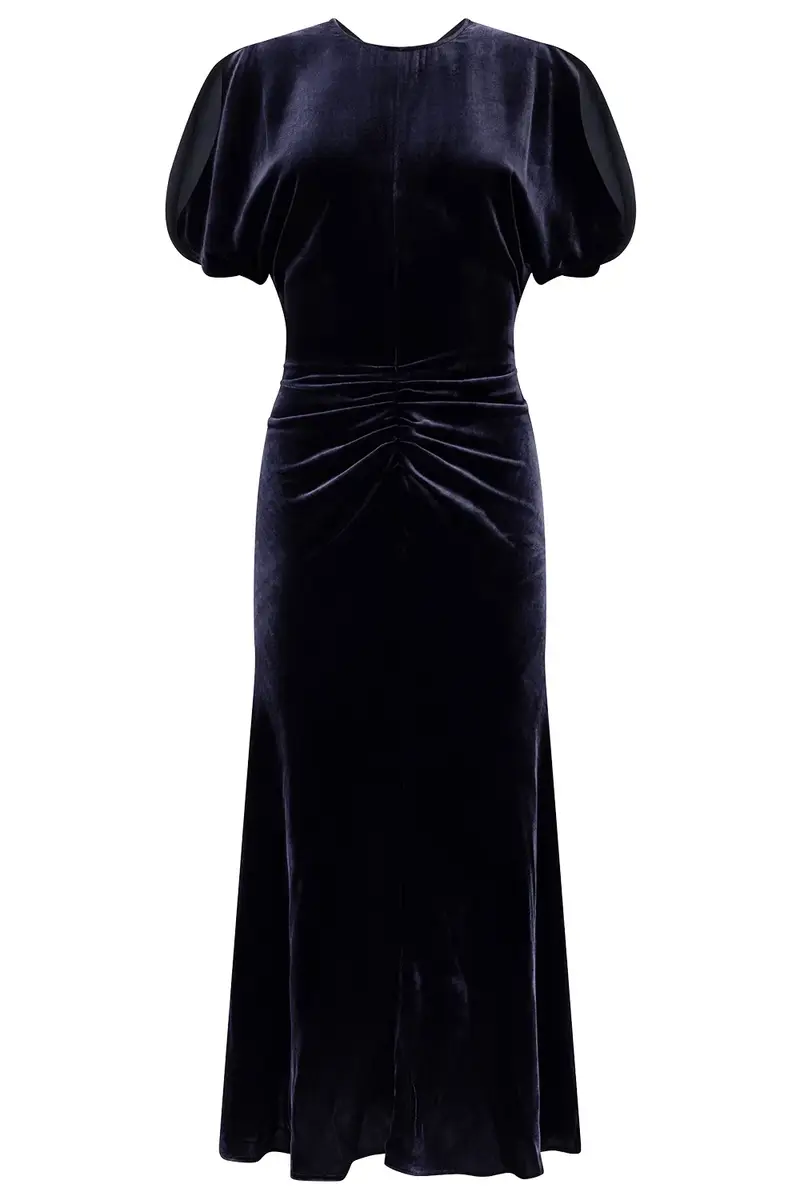 Victoria Beckham Bela Midi Dress | Image 1 Victoria Beckham Bela Midi Dress | Image 1